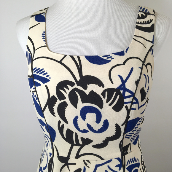 Anthropologie Vanessa Virginia Inkset Blooms dress - Picture 3 of 8